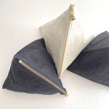 WONDER FULL LIFE＋LIGHT YEARS “COUNTERPOINT” TETRA POUCH QUILT TETRA POUCH black WFL24-A69