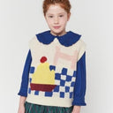 ★40%0FF★2023 FUN COLLECTION★BOBOCHOSES ボボショーズ YUMMY CAKE KNITTED VEST 223FC015