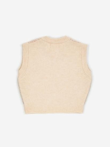 ★40%0FF★2023 FUN COLLECTION★BOBOCHOSES ボボショーズ YUMMY CAKE KNITTED VEST 223FC015