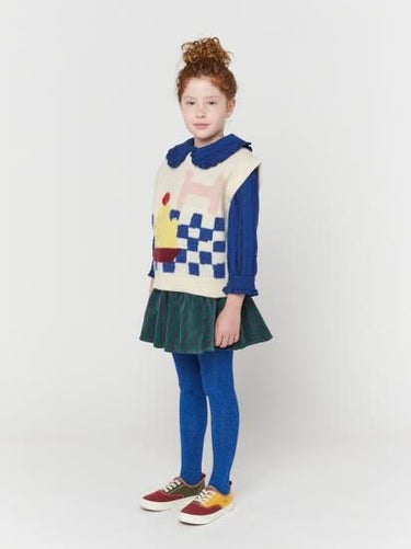 ★40%0FF★2023 FUN COLLECTION★BOBOCHOSES ボボショーズ YUMMY CAKE KNITTED VEST 223FC015