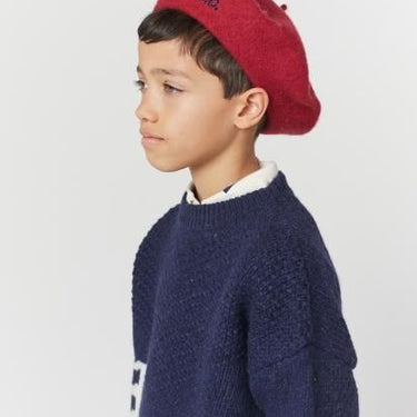 ★40%OFF★2023 FUN COLLECTION★BOBOCHOSES ボボショーズ STRIPED KNITTED BERET 223FI001