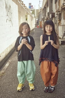 ★BASIC★ns-621-005 nunuforme ヌヌフォルム オックスポインテッドパンツ Mint