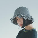 ★50%OFF★2024SS★nunuforme ヌヌフォルム オーガニックデニムフリンジチューリップハット Navy nf21-hat01