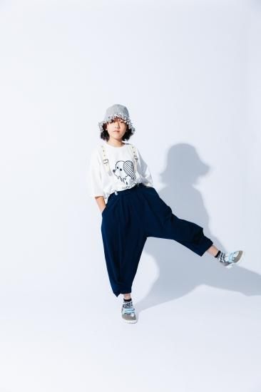 ★50%OFF★2024SS★nunuforme ヌヌフォルム オーガニックデニムフリンジチューリップハット Navy nf21-hat01