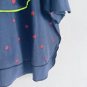 ★40%0FF★2024SS★frankygrow フランキーグロウ FRG+SB DEFORMATION TEE #01 NAVY-RED Strawberry 24SCS-473