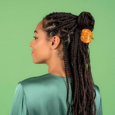 Coucou Suzette ククシュゼット Pumpkin Hair Claw パンプキン ヘアクリップ