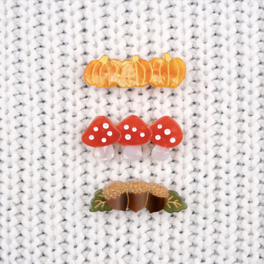 Coucou Suzette ククシュゼット Acorns Hair Clipドングリ ヘアクリップ