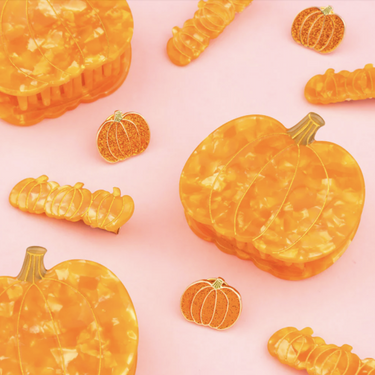 Coucou Suzette ククシュゼット Pumpkin Hair Clip パンプキン ヘアクリップ