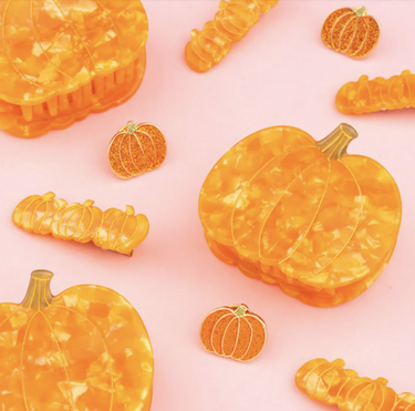 Coucou Suzette ククシュゼット Pumpkin Hair Clip パンプキン ヘアクリップ