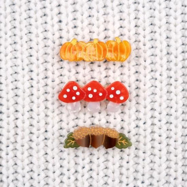 Coucou Suzette ククシュゼット Pumpkin Hair Clip パンプキン ヘアクリップ
