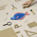 Donfisher ドンフィッシャー Seabass Case Blue 魚ポーチ ブルー スズキ