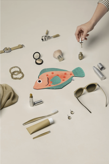 Donfisher ドンフィッシャー Rosefish Case Pink 魚ポーチ ピンク アコウダイ