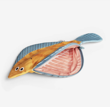 Donfisher ドンフィッシャー Plaice Case Yellow 魚ポーチ イエロー カレイ