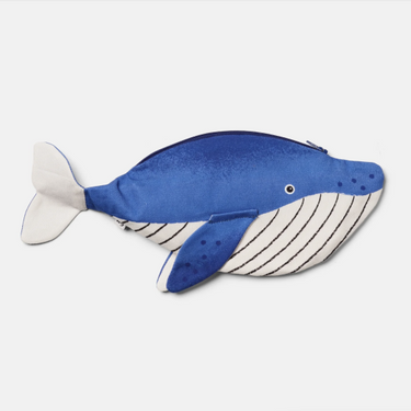 Donfisher ドンフィッシャー Minke whale Case Blue 魚ポーチ ブルー ミナミミンククジラ