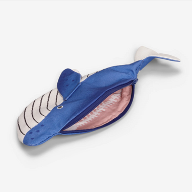 Donfisher ドンフィッシャー Minke whale Case Blue 魚ポーチ ブルー ミナミミンククジラ
