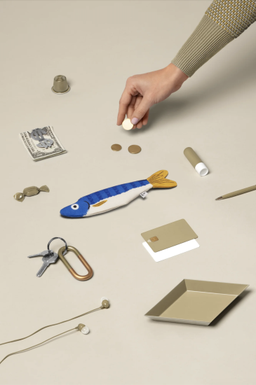 Donfisher ドンフィッシャー Herring Keychain Blue 魚キーリング ブルー ニシン