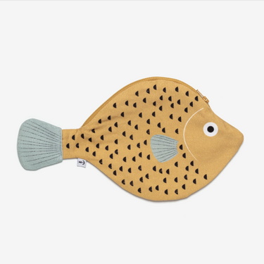 Donfisher ドンフィッシャー Saint Peter Case Mustard 魚ポーチ マスタード マトウダイ