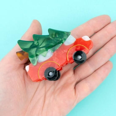 Coucou Suzette ククシュゼット Christmas Car Hair Claw クリスマスカー ヘアクリップ