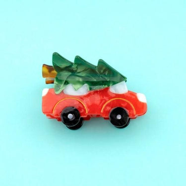 Coucou Suzette ククシュゼット Christmas Car Hair Claw クリスマスカー ヘアクリップ