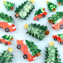 Coucou Suzette ククシュゼット Christmas Car Hair Claw クリスマスカー ヘアクリップ