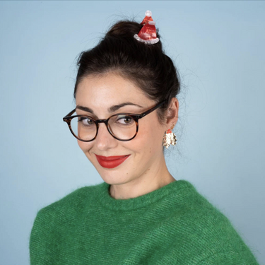 Coucou Suzette ククシュゼット Christmas Hat Hair Claw クリスマス帽 ヘアクリップ