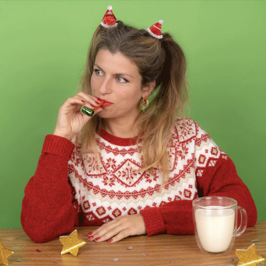 Coucou Suzette ククシュゼット Christmas Hat Hair Claw クリスマス帽 ヘアクリップ