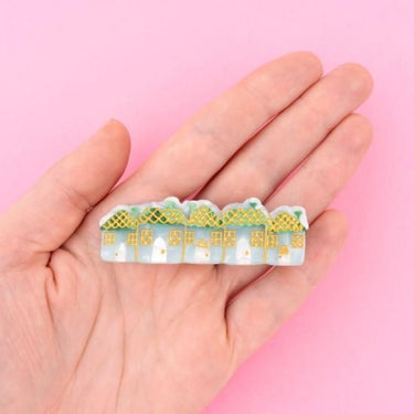 Coucou Suzette ククシュゼット Snowy Town Hair Clip 雪の街 ヘアクリップ