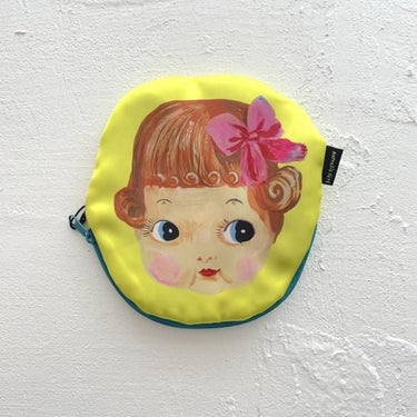 NathalieLete ナタリーレテ Nathalie Lete Satin pouch Girl サテンポーチ 510701