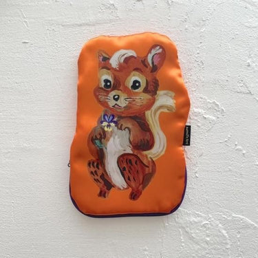 NathalieLete ナタリーレテ Nathalie Lete Satin pouch Squirrel サテンポーチ 510702