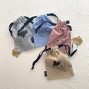 松尾ミユキ Matsuo Miyuki Drawstring bag S Grey Sサイズ 110321