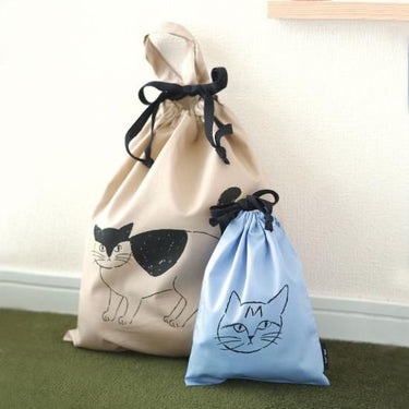 松尾ミユキ Matsuo Miyuki Drawstring bag L Grey Lサイズ 110327