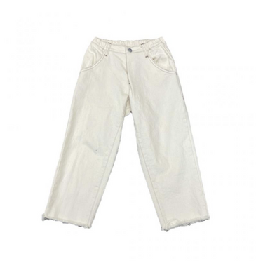 ★入荷済み★MOUN TEN. マウンテン organic wide cropped jeans ecru MP14-1210
