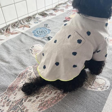 ★frankygrow DOG★frankygrow フランキーグロウ ポケット TEE BEIGE GRAY-BLUE Strawberry 24FDG003
