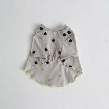 ★frankygrow DOG★frankygrow フランキーグロウ ポケット TEE BEIGE GRAY-BLUE Strawberry 24FDG003