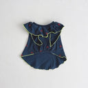 ★frankygrow DOG★frankygrow フランキーグロウ フリルカラーTEE NAVY-RED Strawberry 24FDG002