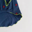 ★frankygrow DOG★frankygrow フランキーグロウ フリルカラーTEE NAVY-RED Strawberry 24FDG002