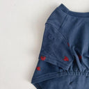 ★frankygrow DOG★frankygrow フランキーグロウ リボン TEE NAVY-RED Strawberry 24FDG004