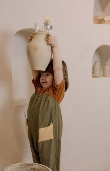 ★50%OFF★organic zoo オーガニックズー Olive Artisan Jumpsuit 14OAJ