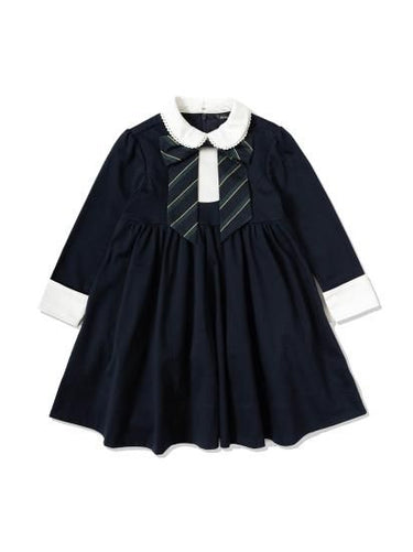 toitoitoi トイトイトイ ブラシェールワンピース ネイビー 146599/598