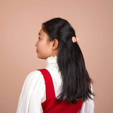 Coucou Suzette ククシュゼット Pink Heart Mini Hair Claw ピンクハートミニ ヘアクリップ