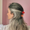 Coucou Suzette ククシュゼット Pink Heart Mini Hair Claw ピンクハートミニ ヘアクリップ