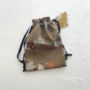 松尾ミユキ Matsuo Miyuki Drawstring bag Cats BR 110372