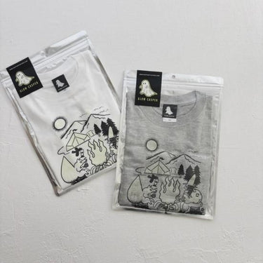 GLOW CASPER MIDNIGHT CAMP グローキャスパー ミッドナイトキャンプ KIDS 暗闇で光る蓄光Tシャツ G-3