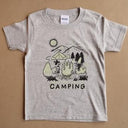 GLOW CASPER MIDNIGHT CAMP グローキャスパー ミッドナイトキャンプ KIDS 暗闇で光る蓄光Tシャツ G-3