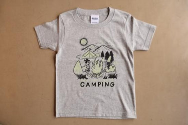 GLOW CASPER MIDNIGHT CAMP グローキャスパー ミッドナイトキャンプ KIDS 暗闇で光る蓄光Tシャツ G-3