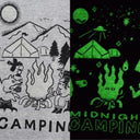 GLOW CASPER MIDNIGHT CAMP グローキャスパー ミッドナイトキャンプ KIDS 暗闇で光る蓄光Tシャツ G-3