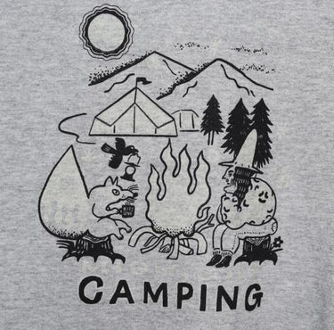 GLOW CASPER MIDNIGHT CAMP グローキャスパー ミッドナイトキャンプ KIDS 暗闇で光る蓄光Tシャツ G-3