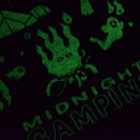 GLOW CASPER MIDNIGHT CAMP グローキャスパー ミッドナイトキャンプ KIDS 暗闇で光る蓄光Tシャツ G-3