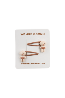 WE ARE GOMMU GOMMU BABY HAIR CLIP SET BLUSH ヘアクリップ GOMMU154
