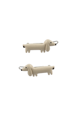 WE ARE GOMMU GOMMU DOG HAIR CLIP SET CREAM ヘアクリップ GOMMU157